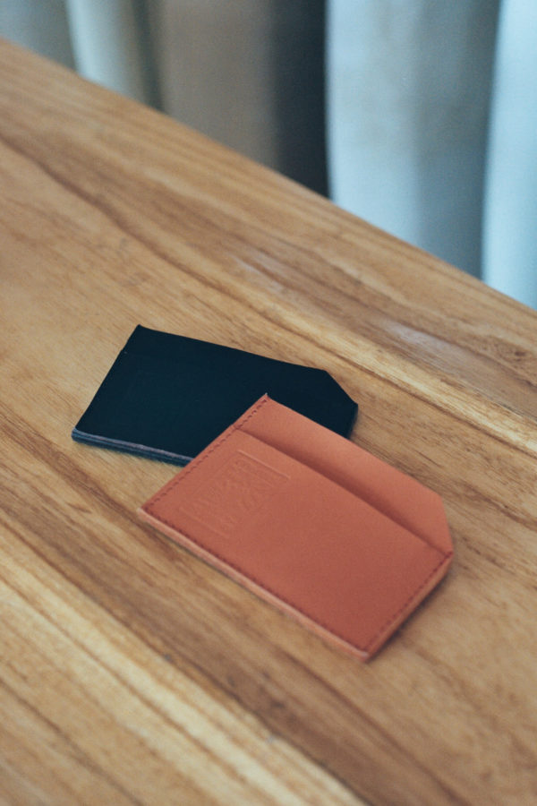 Leather cardholder