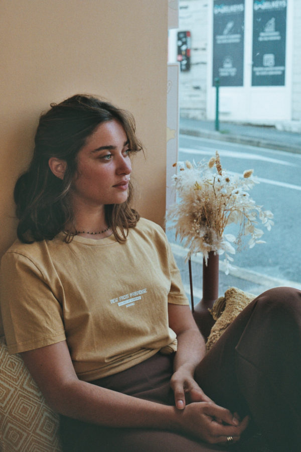 View from Paradise Tee · Mustard - Image 4