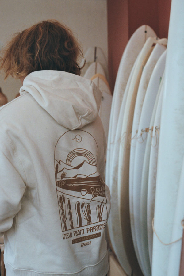 View from Paradise Hoodie · Cream - Image 4