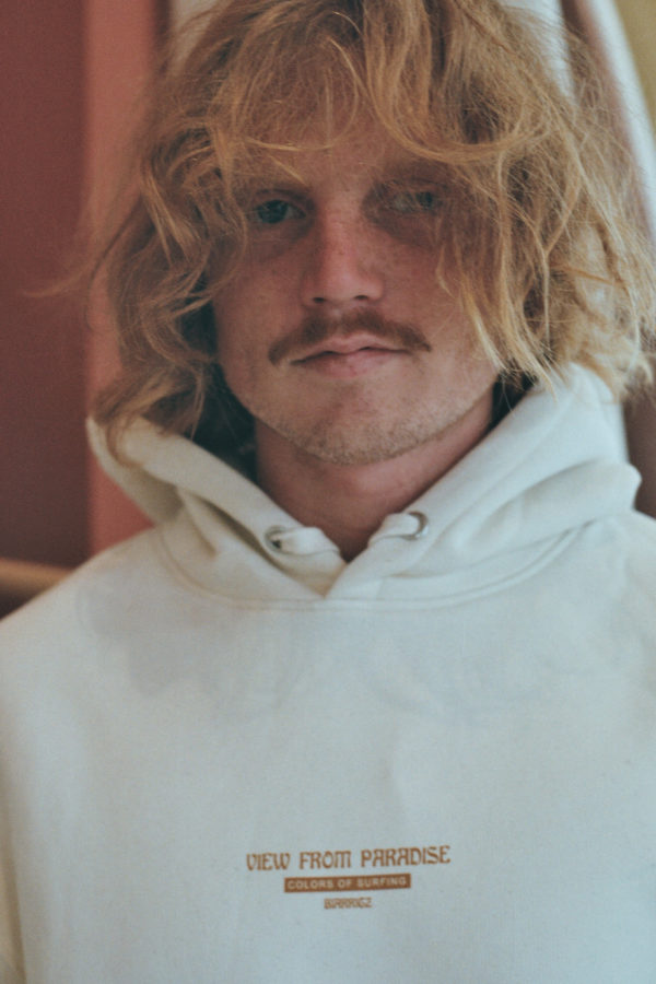 View from Paradise Hoodie · Cream
