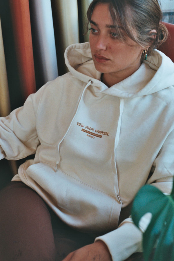 View from Paradise Hoodie · Cream - Image 5