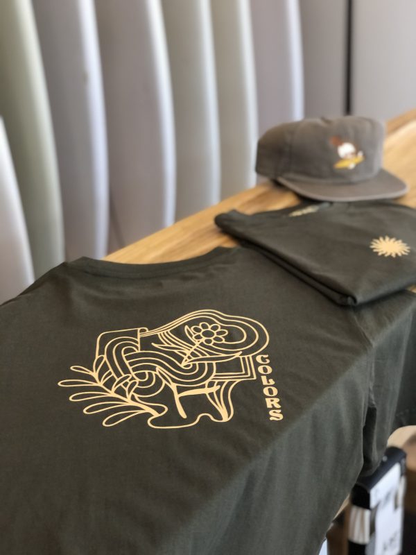 Mellow Rainbow tee · Khaki - Image 2