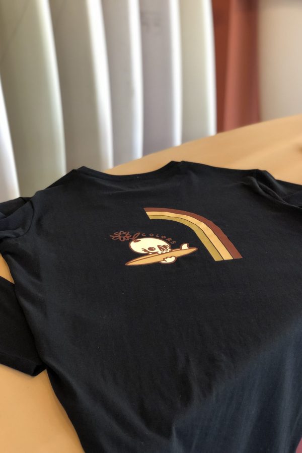 Surf Skull Longsleeve Tee · Black - Image 3
