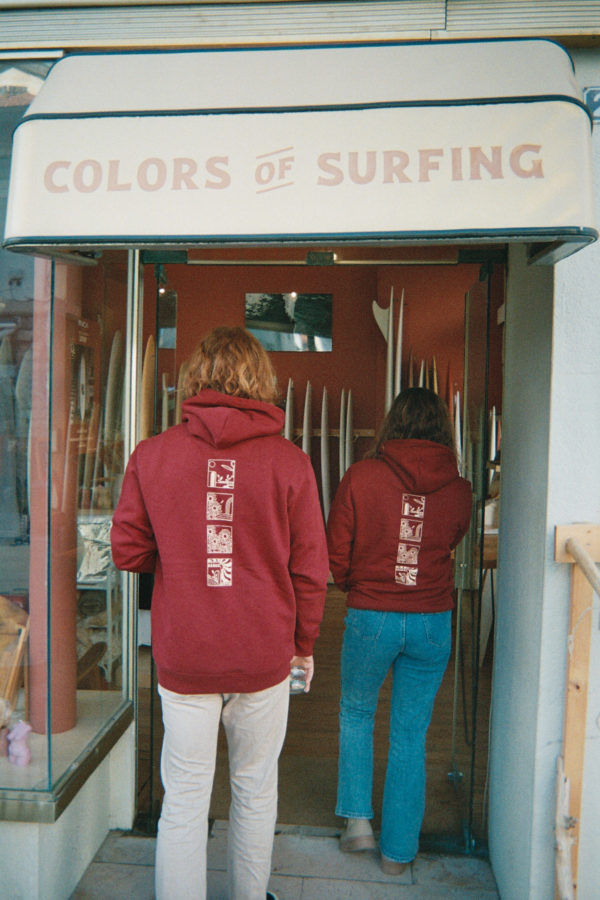 Way of Living hoodie · Bordeaux – Image 3