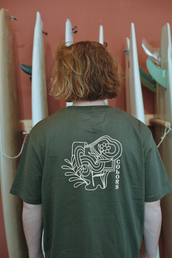 Mellow Rainbow tee · Khaki