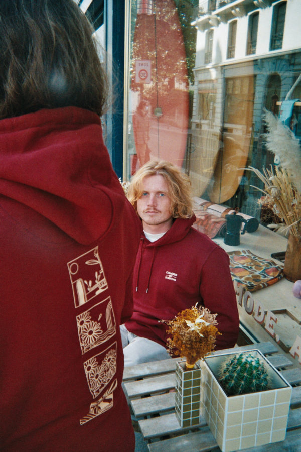 Way of Living hoodie · Bordeaux