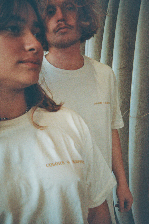 Surf Skull tee · Crème – Image 4