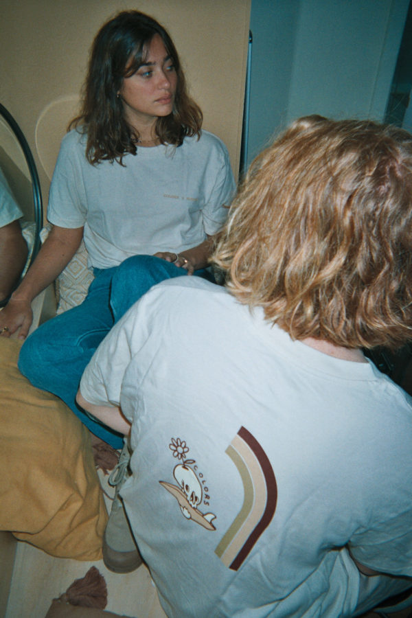 Surf Skull tee · Crème – Image 2
